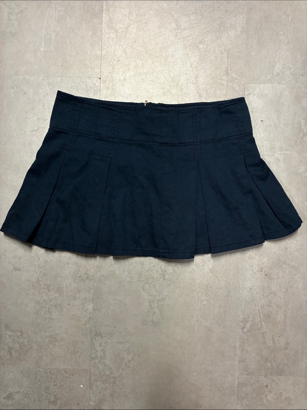 Garage Black Pleated Mini Skirt
